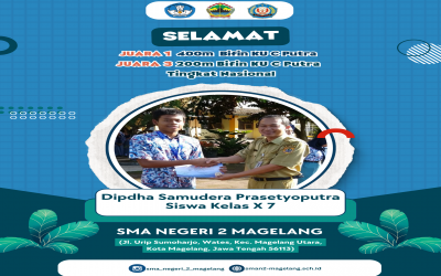 Prestasi Peserta Didik SMA Negeri : Juara 1 Tingkat Nasional