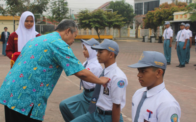 Upacara Pembukaan Latihan Dasar Kepemimpinan Siswa OSIS dan MPK Periode 2024/2025